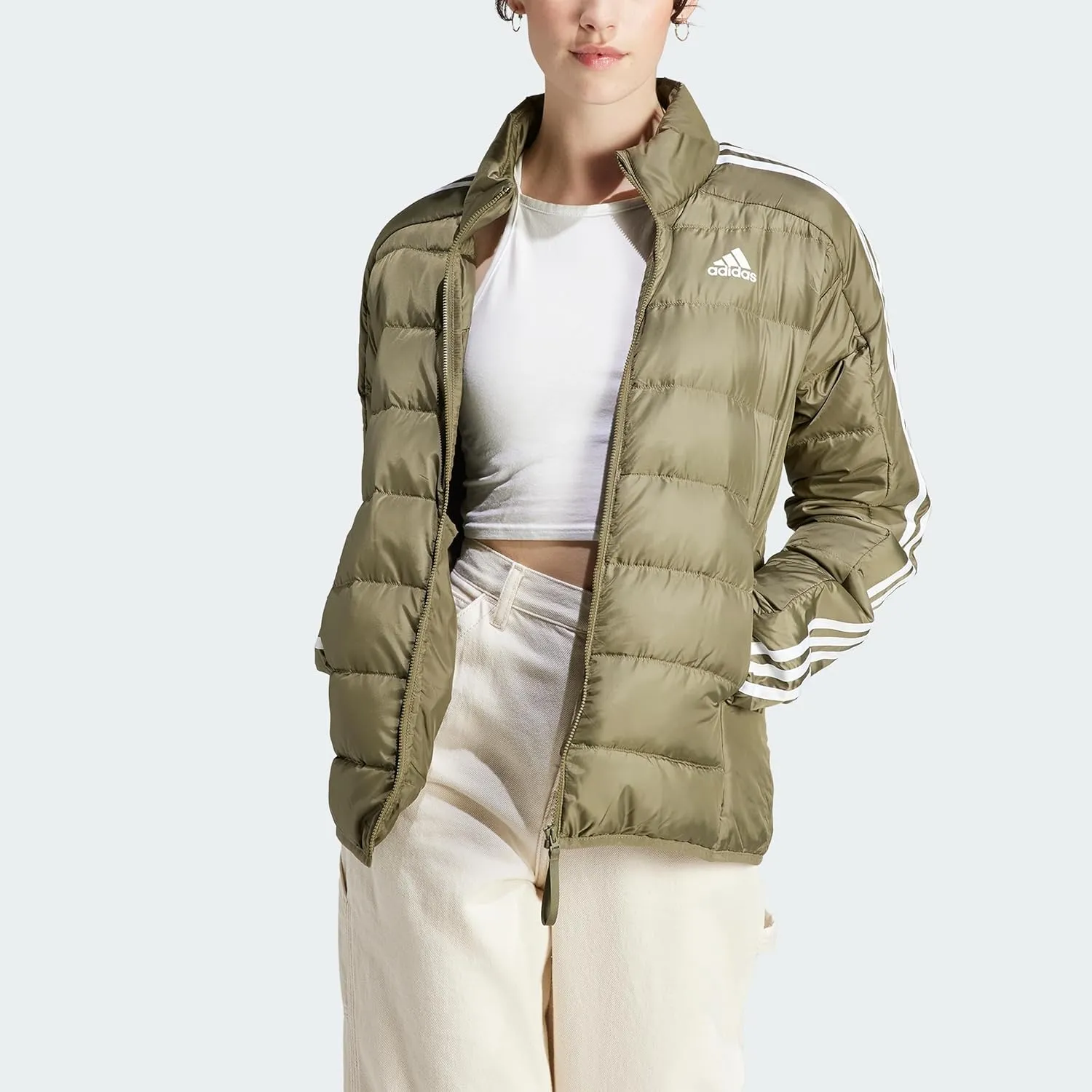 adidas Essentials 3-Stripes Light Down Jacket