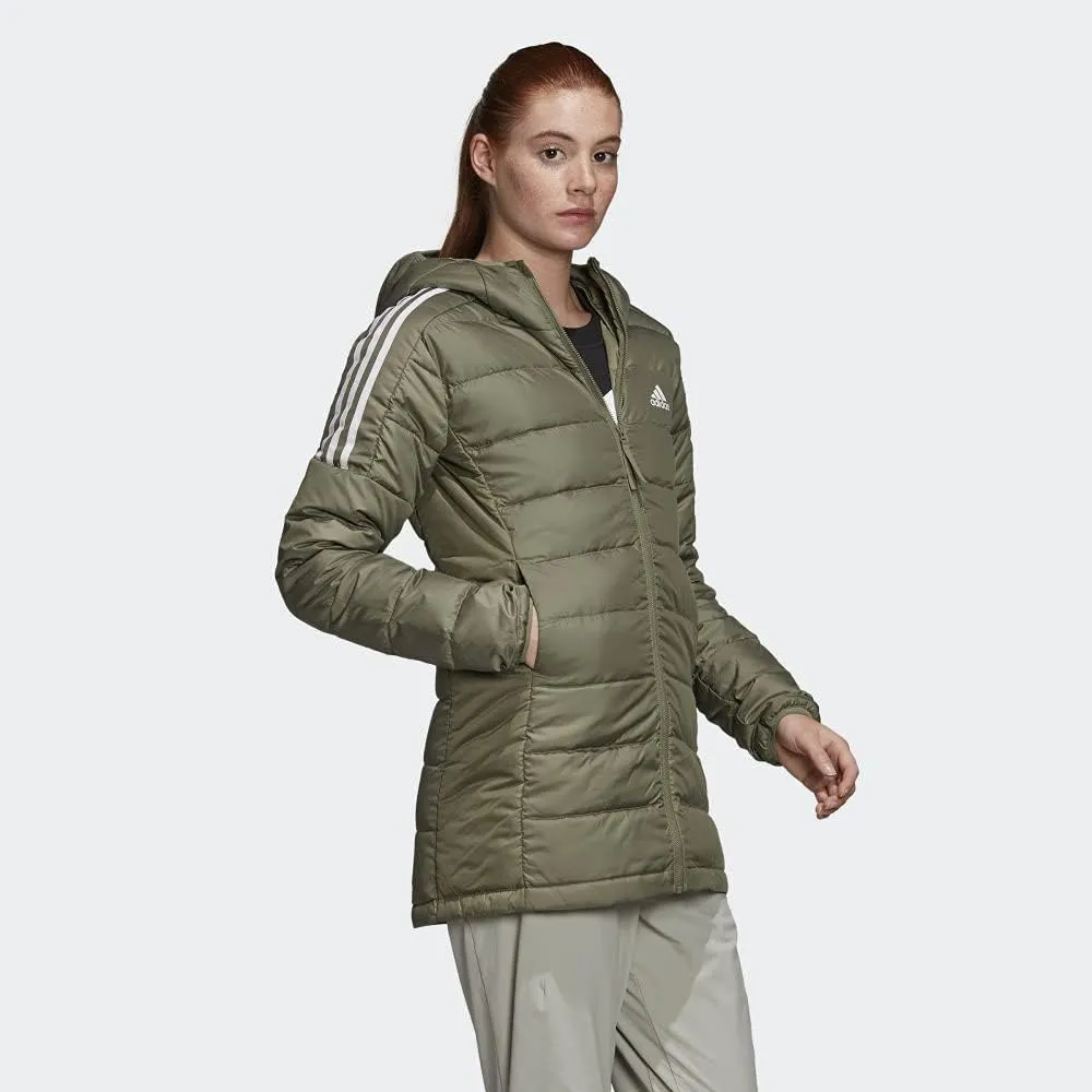 adidas Women's Essentials Light Down Hooded Parka