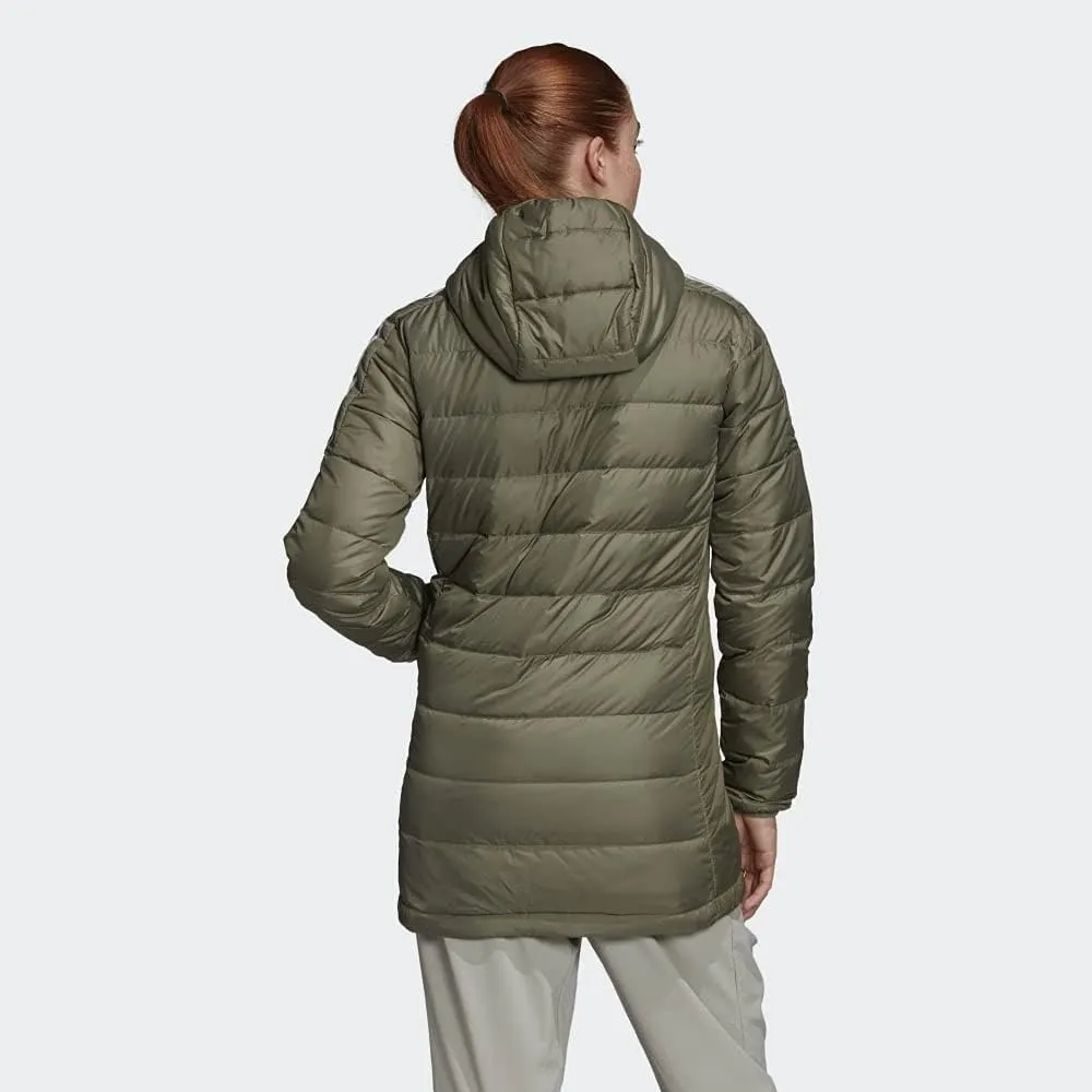 adidas Women's Essentials Light Down Hooded Parka