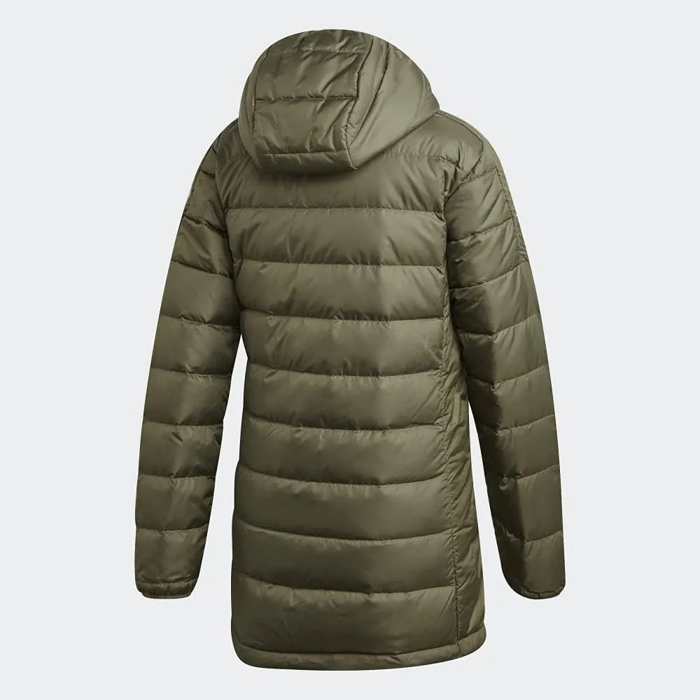adidas Women's Essentials Light Down Hooded Parka