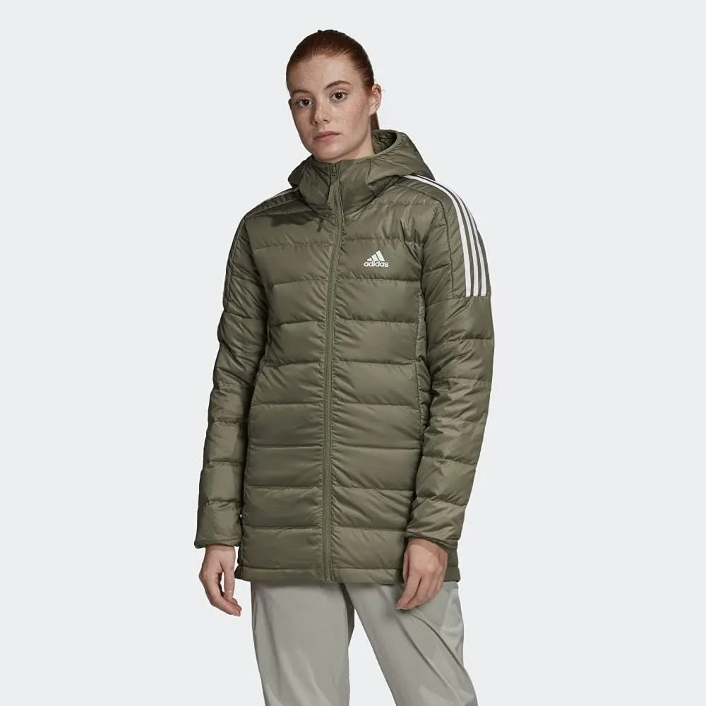 adidas Women's Essentials Light Down Hooded Parka