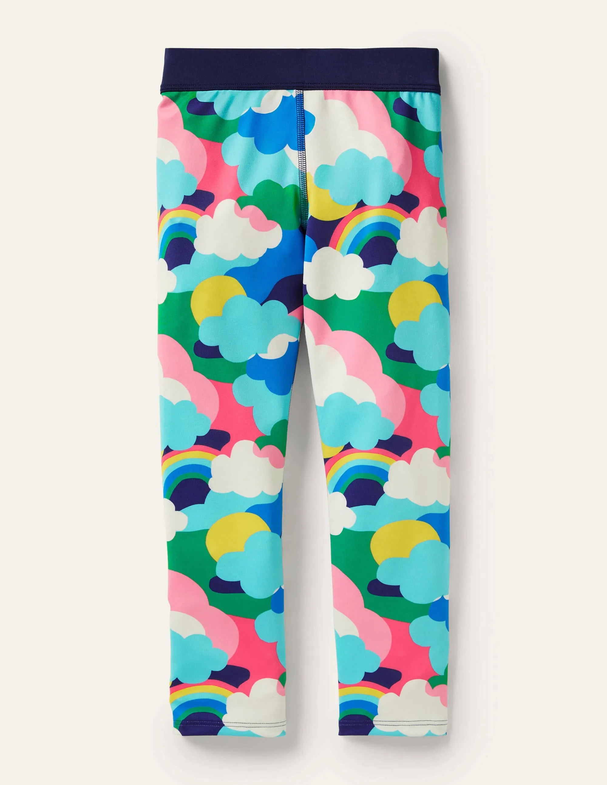 Adventure Jersey Leggings-Multi Cloud Camo