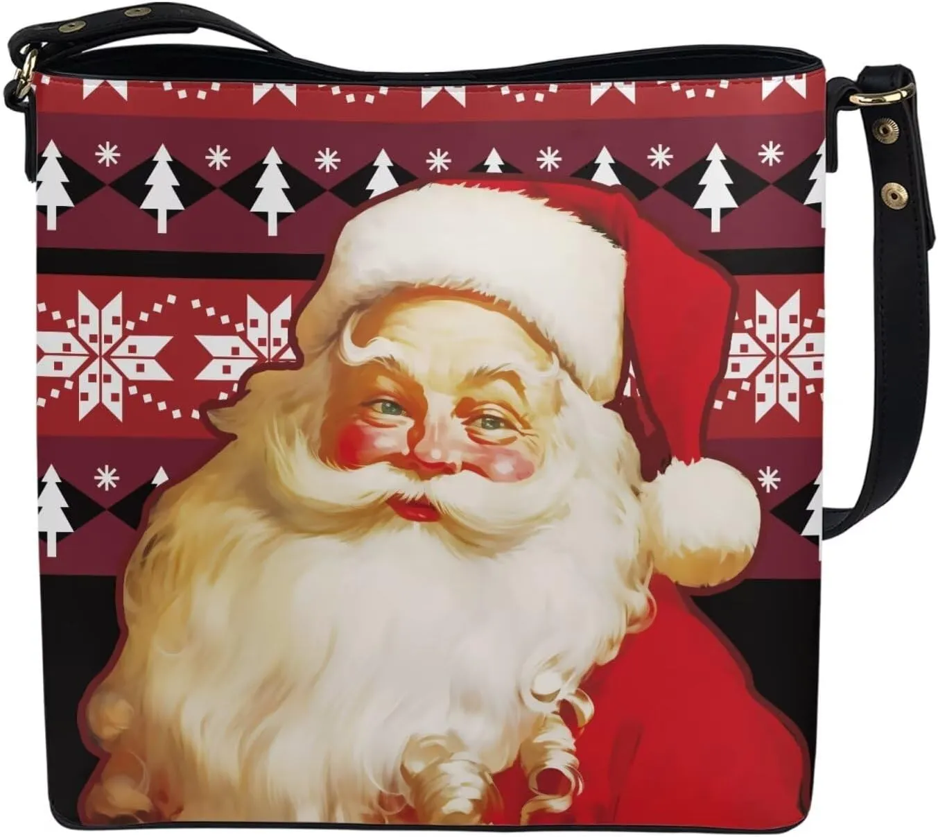 Bucket Bag for Women Shoulder Bag with Zipper Large Capacity Computer Waterproof Crossbody Bag Handbag with Smooth