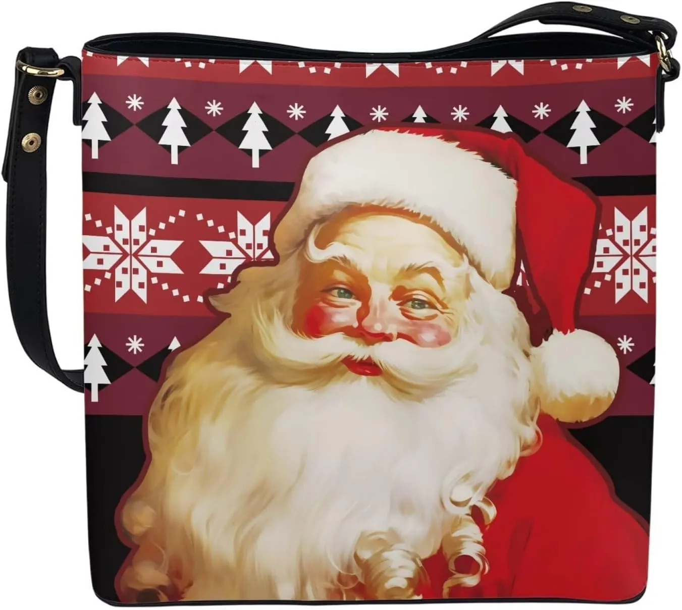 Bucket Bag for Women Shoulder Bag with Zipper Large Capacity Computer Waterproof Crossbody Bag Handbag with Smooth