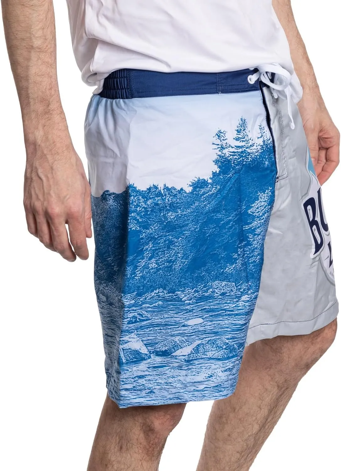 Calhoun Busch Light Men's Mountain Logo Boardshorts