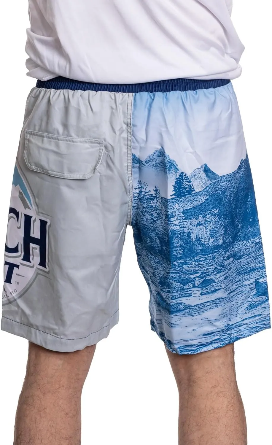 Calhoun Busch Light Men's Mountain Logo Boardshorts