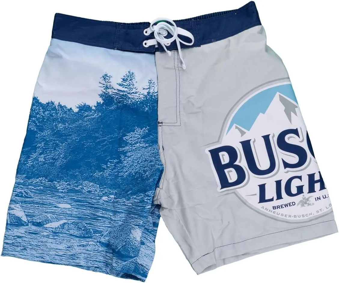 Calhoun Busch Light Men's Mountain Logo Boardshorts