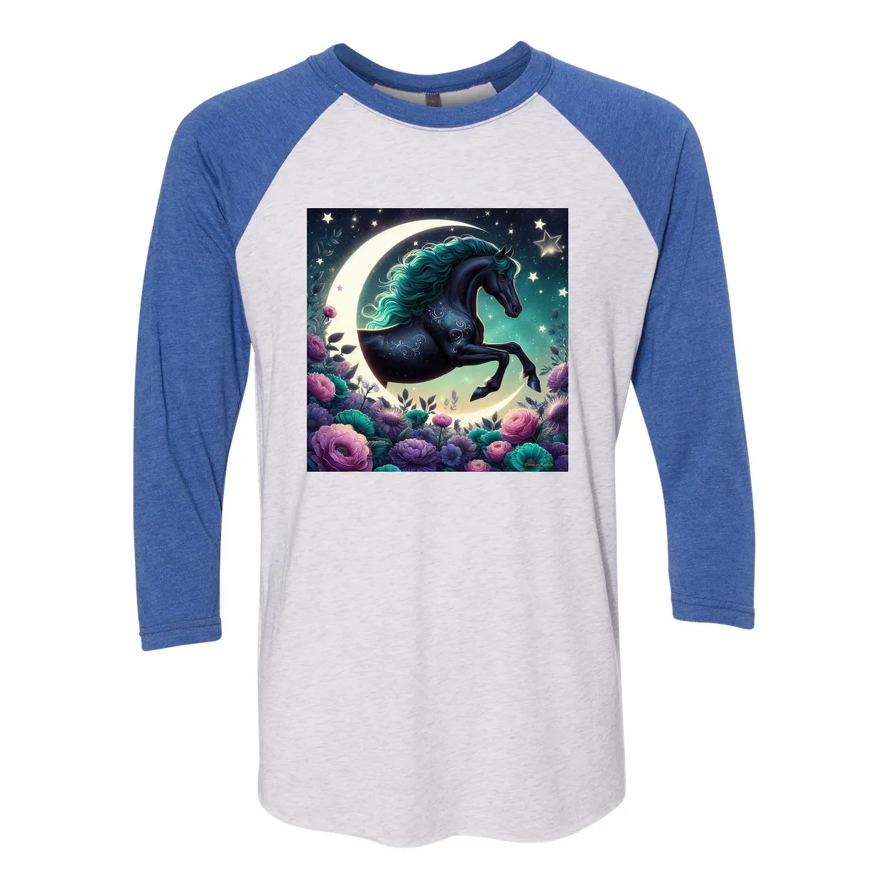 Dancing Filly 3 4 Sleeve Raglan T Shirts