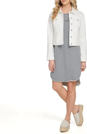 DKNY Women's Cropped Light Demin Jacket