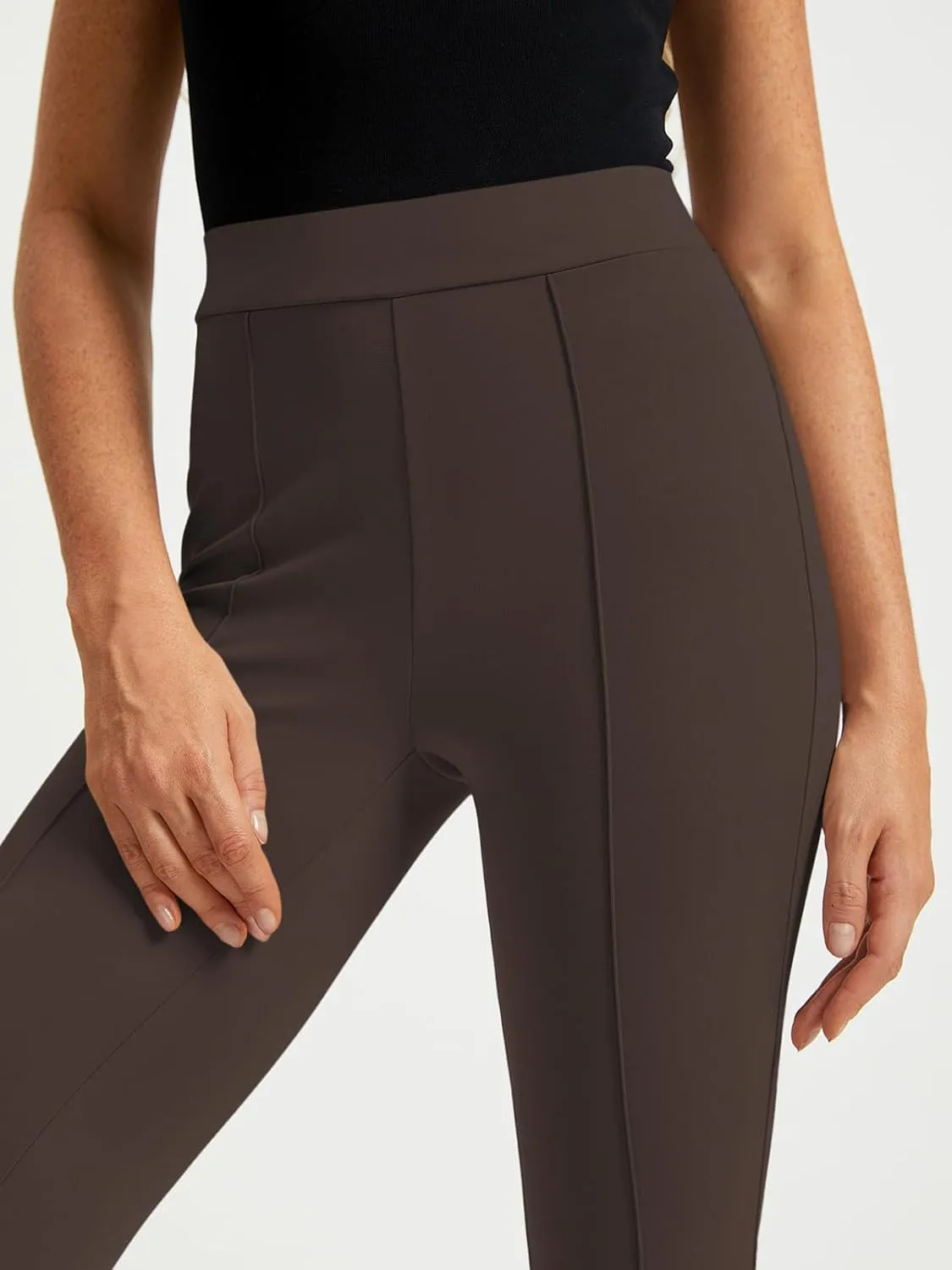 EFAN Womens Work Business Casual Flare Leggings Pants Comfort Office High Waisted Slacks Suits with Pockets 2025
