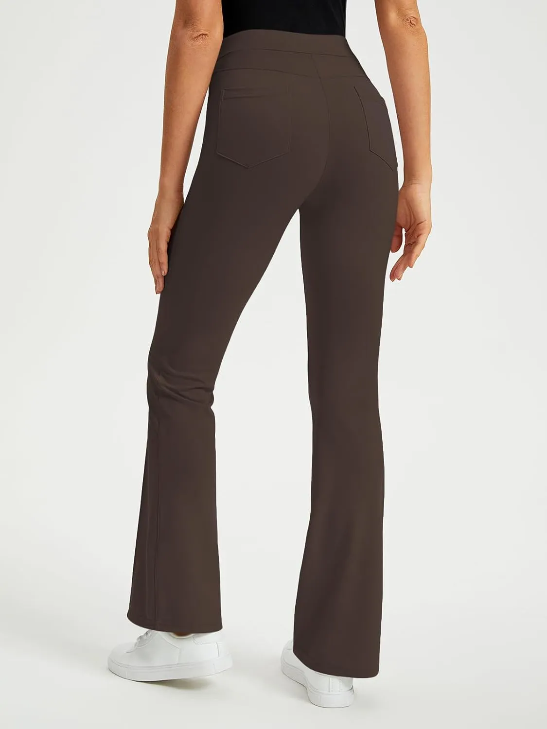 EFAN Womens Work Business Casual Flare Leggings Pants Comfort Office High Waisted Slacks Suits with Pockets 2025