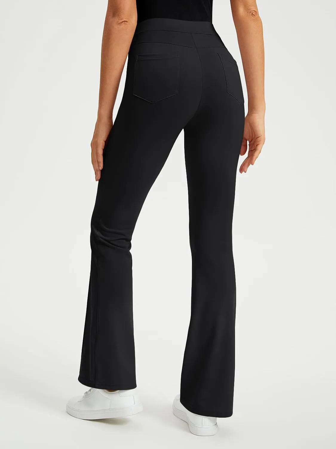 EFAN Womens Work Business Casual Flare Leggings Pants Comfort Office High Waisted Slacks Suits with Pockets 2025