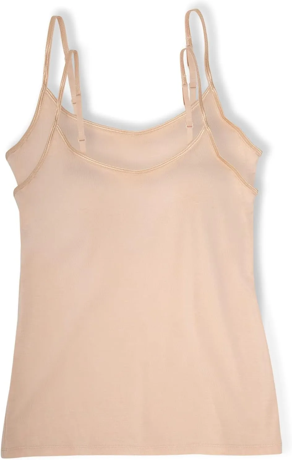 Felina | 2-Pack So Smooth Modal Cami Top with Hidden Built in Shelf Bra Support