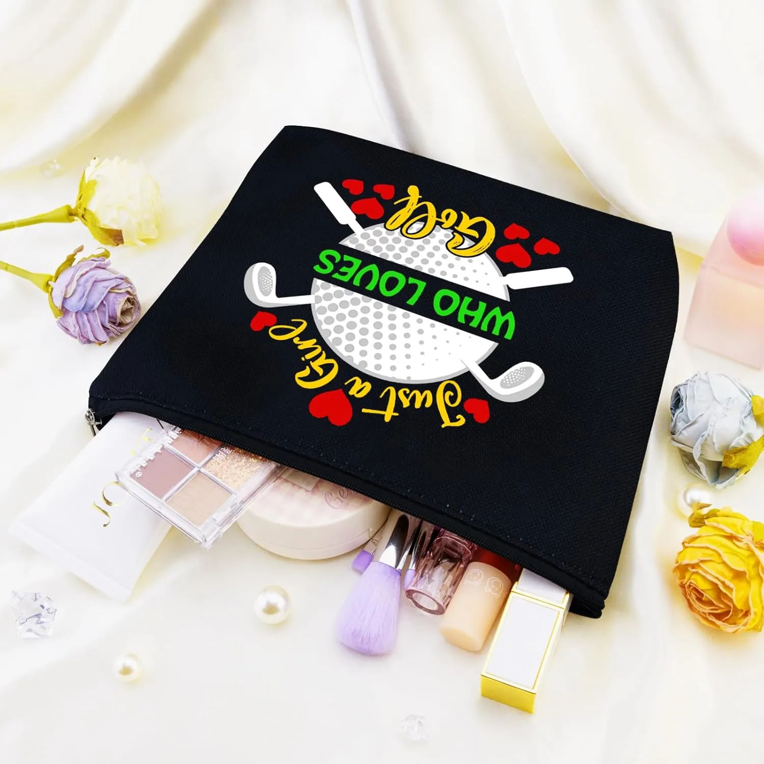 Golf Gifts for Women Coach Appreciation Gift Cool Gifts for Golfer Golf Lovers Accessories for Women Golfers Makeup Bag Cosmetic Pouch for Sports Enthusiasts Birthday Gifts for Her Female