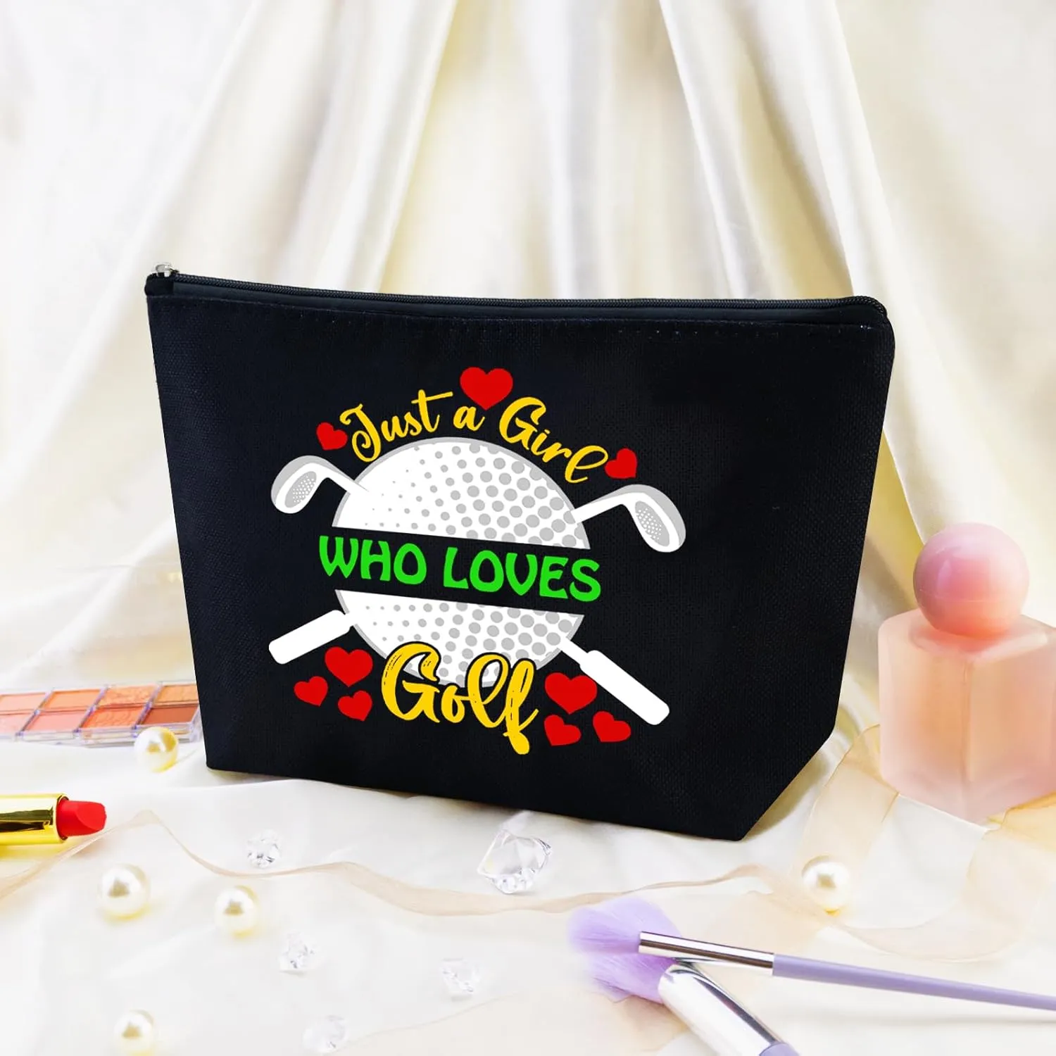 Golf Gifts for Women Coach Appreciation Gift Cool Gifts for Golfer Golf Lovers Accessories for Women Golfers Makeup Bag Cosmetic Pouch for Sports Enthusiasts Birthday Gifts for Her Female