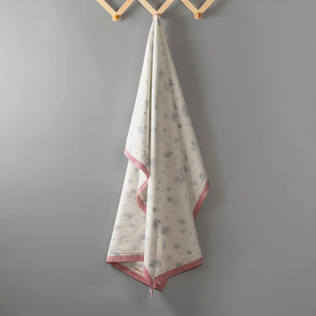 Gudgoodie Kids Cotton Muslin Dohar - Ultrasoft & Breathable - Galactic Adventure