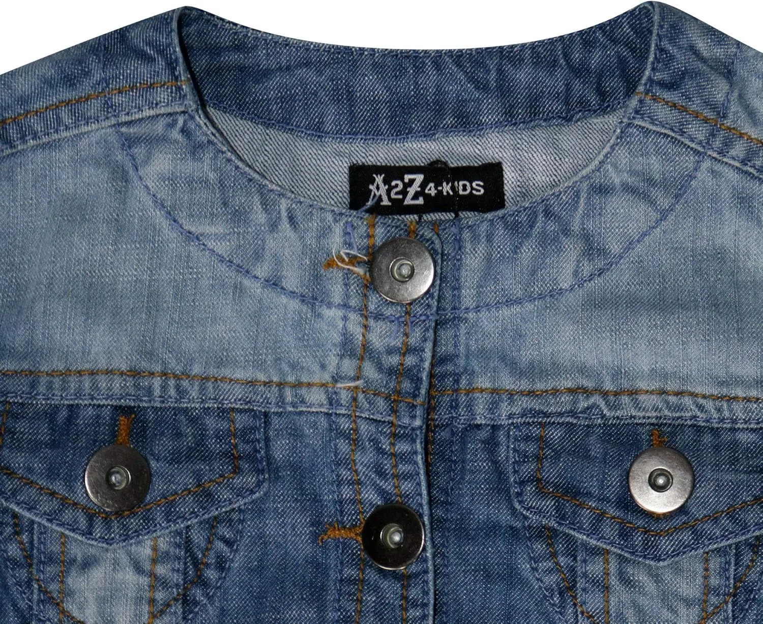 Kids Girls Jacket Denim Style Stylish Fashion Trendy Jeans Jackets Age 3-13 Year