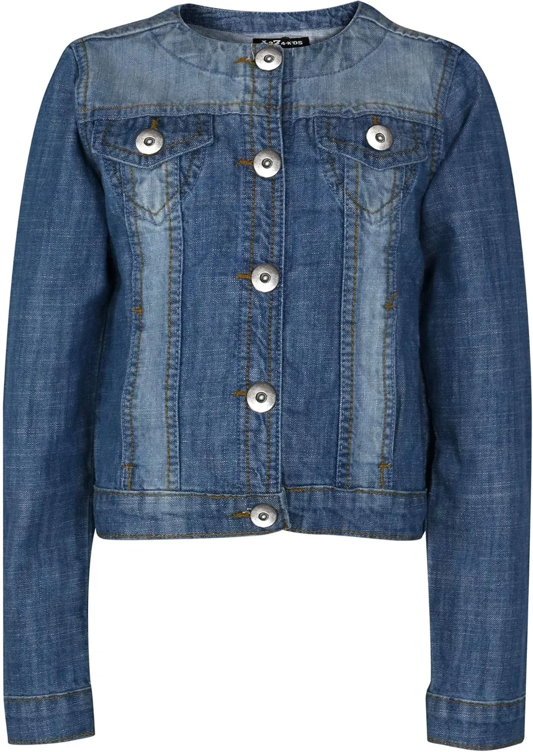 Kids Girls Jacket Denim Style Stylish Fashion Trendy Jeans Jackets Age 3-13 Year