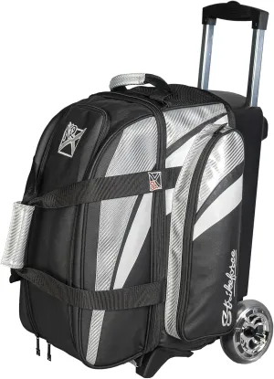 KR Strikeforce Cruiser Lux Blue Double Roller Bag - with 5" Smooth KRuze Wheels & Extra Long Handle