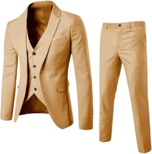 LCMTWX Tuxedo For Men 3 Suit Business Wedding Party Jacket Vest & Pants Coat MenS Suits Premium Comfort Dress Pant Casaca