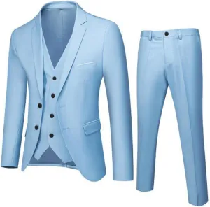LCMTWX Tuxedo For Men 3 Suit Business Wedding Party Jacket Vest & Pants Coat MenS Suits Premium Comfort Dress Pant Casaca