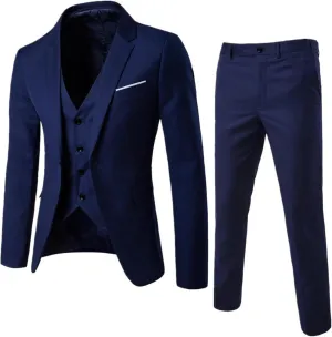 LCMTWX Tuxedo For Men 3 Suit Business Wedding Party Jacket Vest & Pants Coat MenS Suits Premium Comfort Dress Pant Casaca