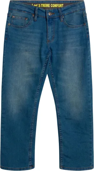 Lee Boys' Comfort Stretch Relaxed Fit Straight Leg Denim Jeans