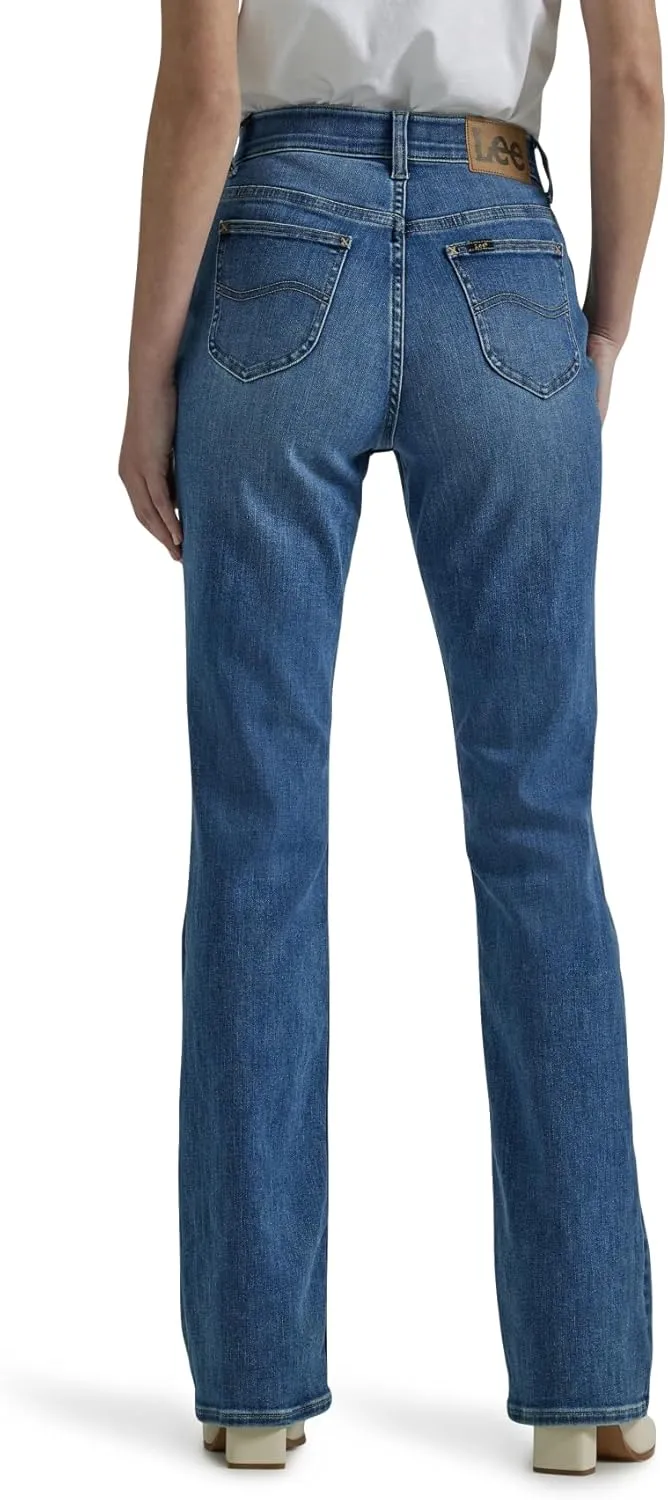 Lee Women's Petite Ultra Lux Comfort with Flex Motion Bootcut Jean