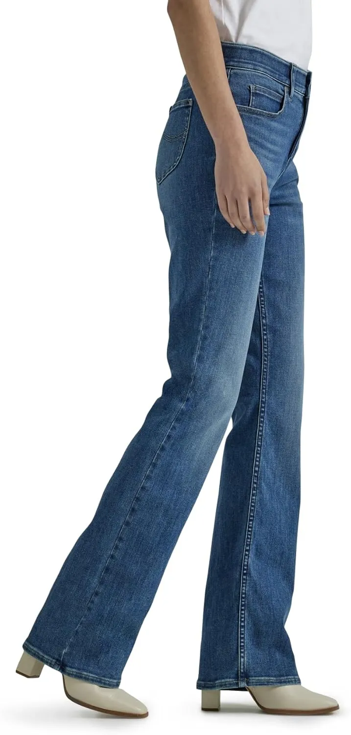 Lee Women's Petite Ultra Lux Comfort with Flex Motion Bootcut Jean
