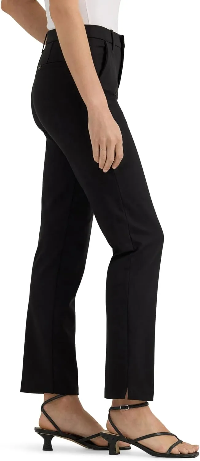 Lee Women's Ultra Lux Comfort Any Wear Side Vent Ankle Pant