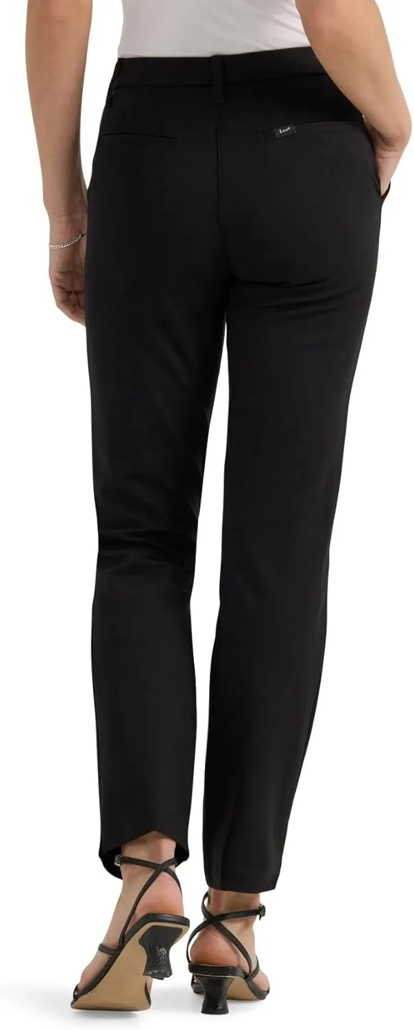 Lee Women's Ultra Lux Comfort Any Wear Side Vent Ankle Pant