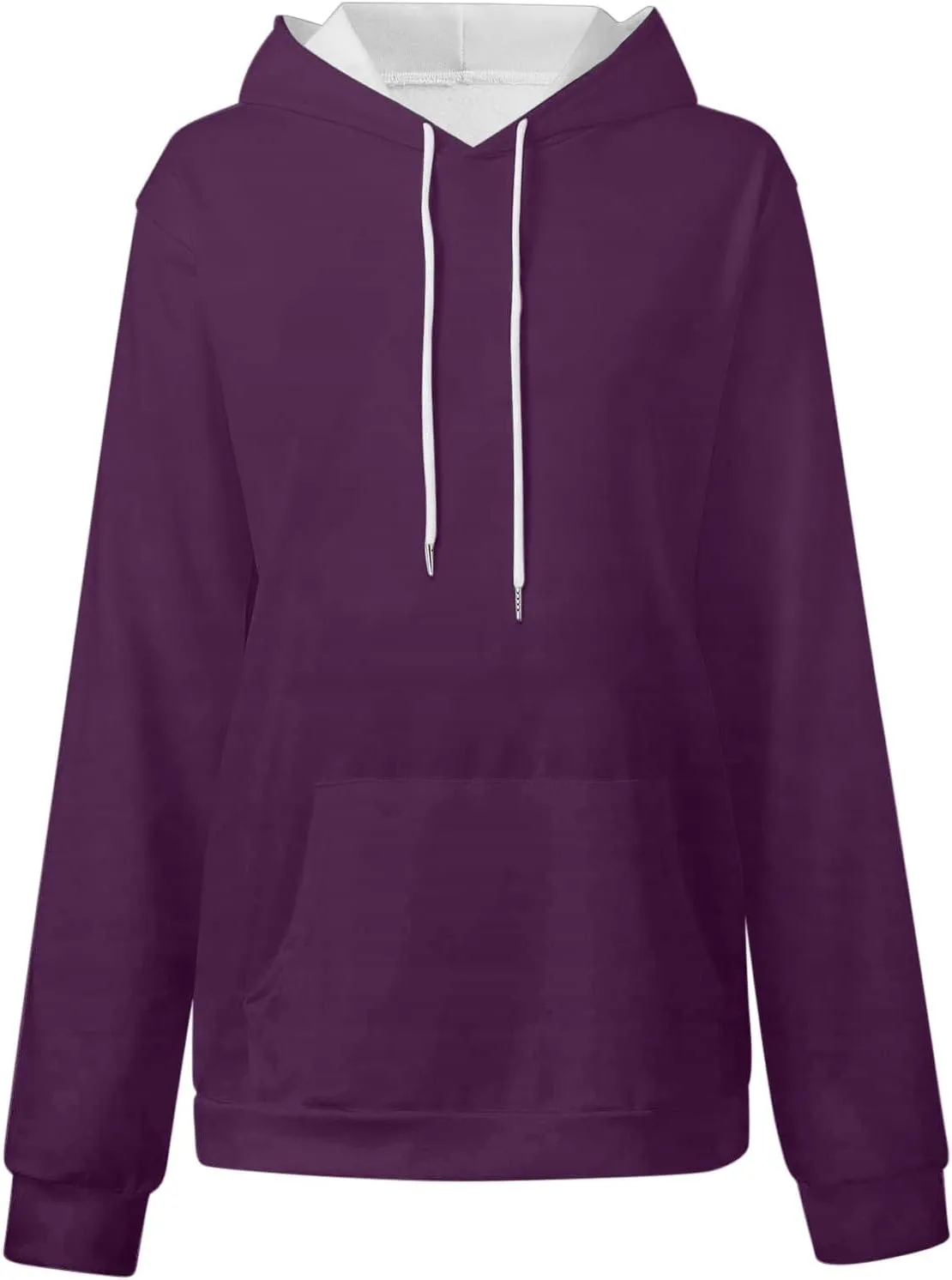 Light Weight Sweatshirt for Women Athletic Fit Workout Sweatshirt Oversized Baggy Pullover Hoodies Hip Hop Streetwear