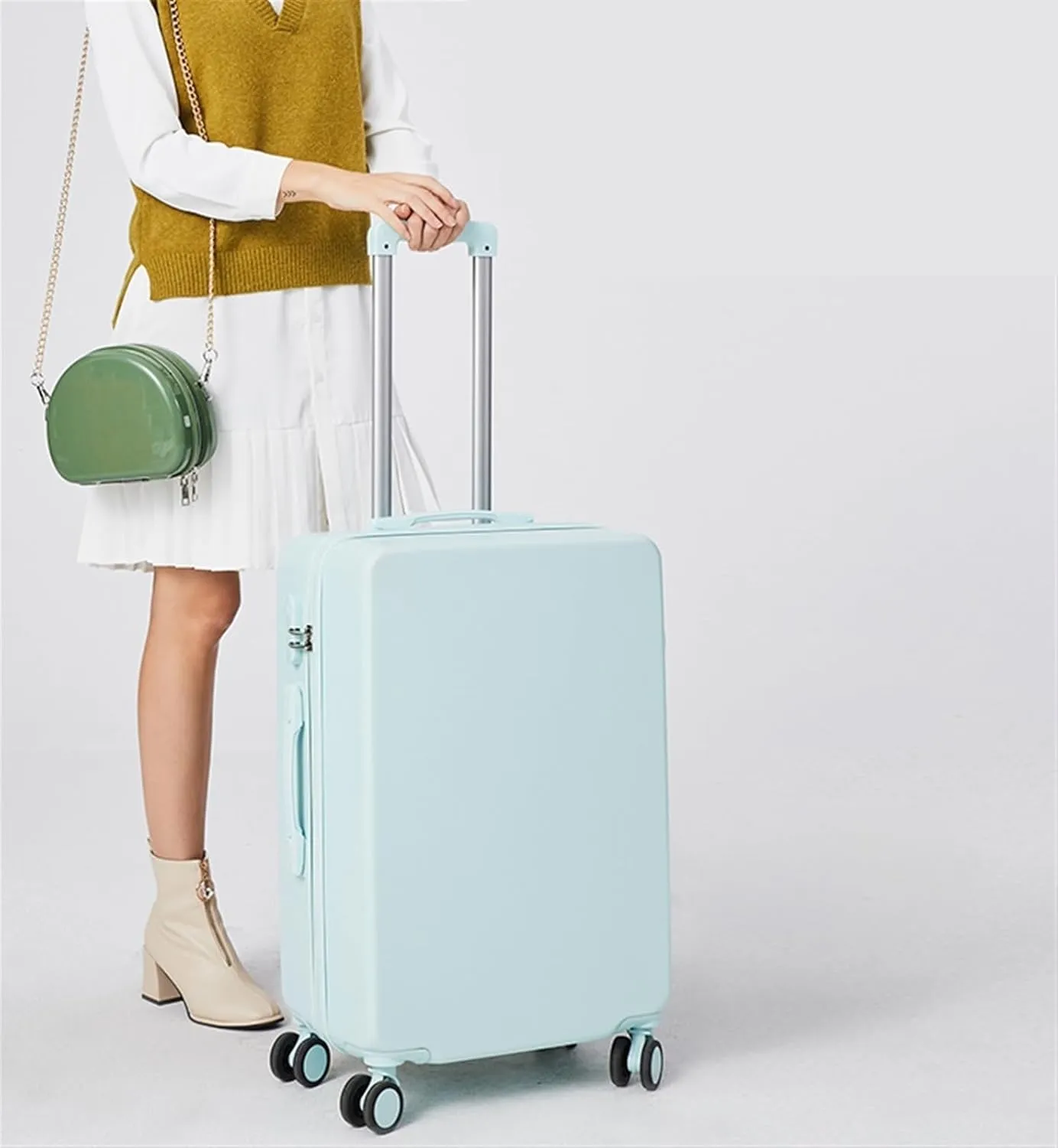 Lightweight Suitcases Portable Hard Shell Luggage Security Combination Lock Suitcases Quiet And Smooth Luggage Suitcase Trolley