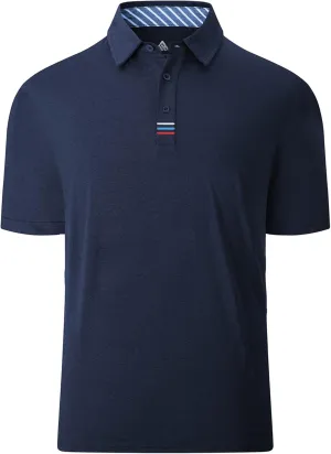 Men Golf Shirts Short Sleeve Sports Casual Polo Shirts for Men