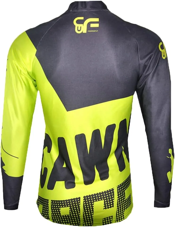 Men's Bike Shirts Long Sleeve Quick Dry Running Hiking Tops Cycling Jerseys Sun Protection Bicycle T-Shirts