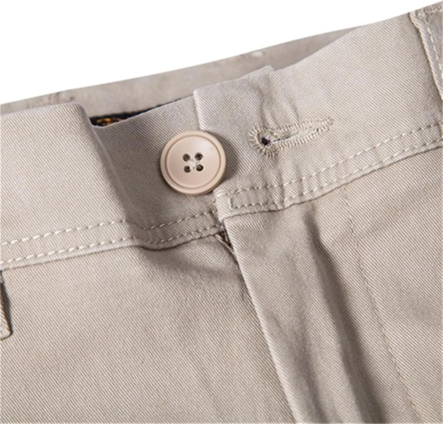 Men's Business Slim Fit Comfort Pants Breathable Straight Leg Casual Trousers Solid Classic Outdoor Pants