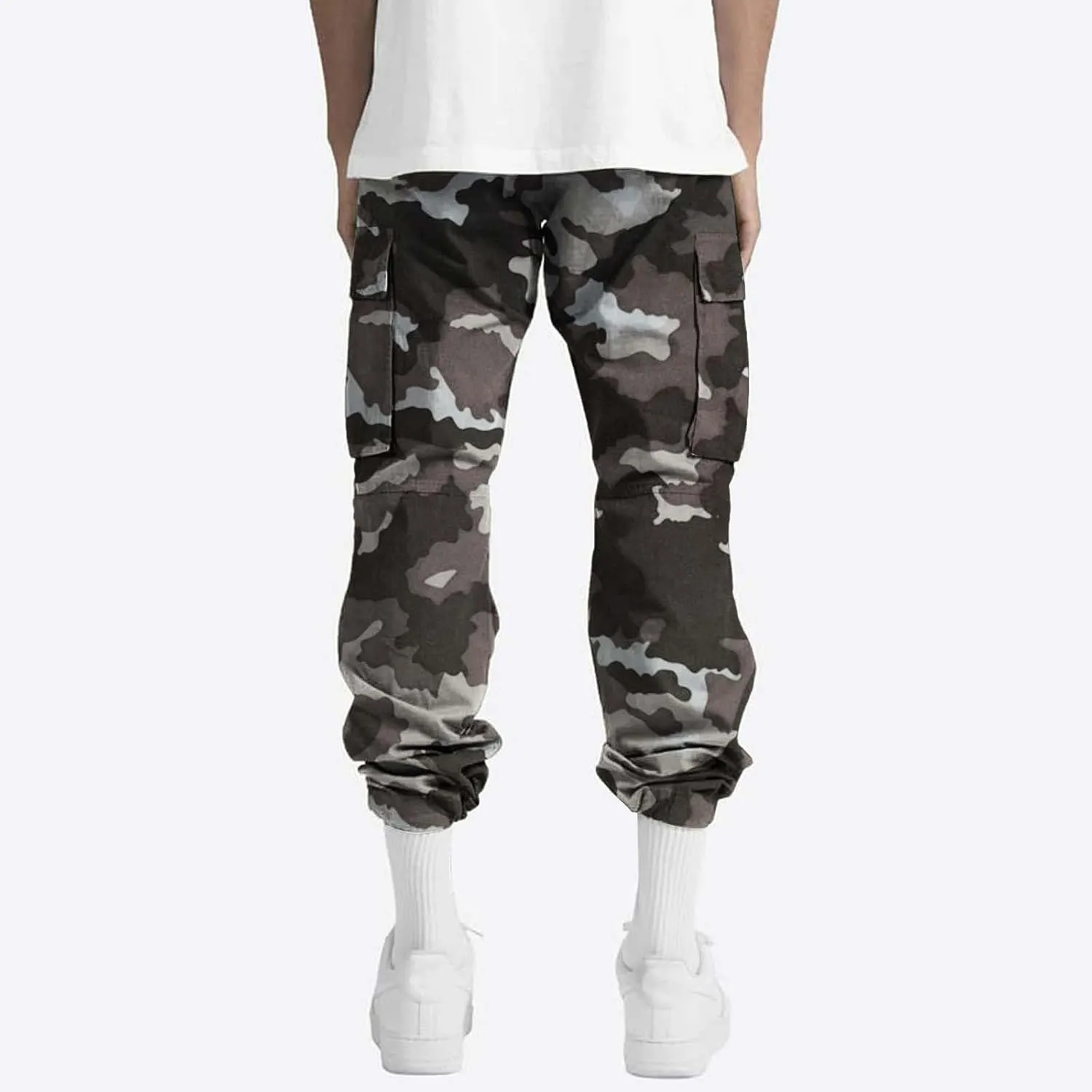 Mens Cargo Pants Slim Fit Men's Wild Cargo Pants Casual Joggers Sweatpants Outdoor Waterproof Hiking Work Pants