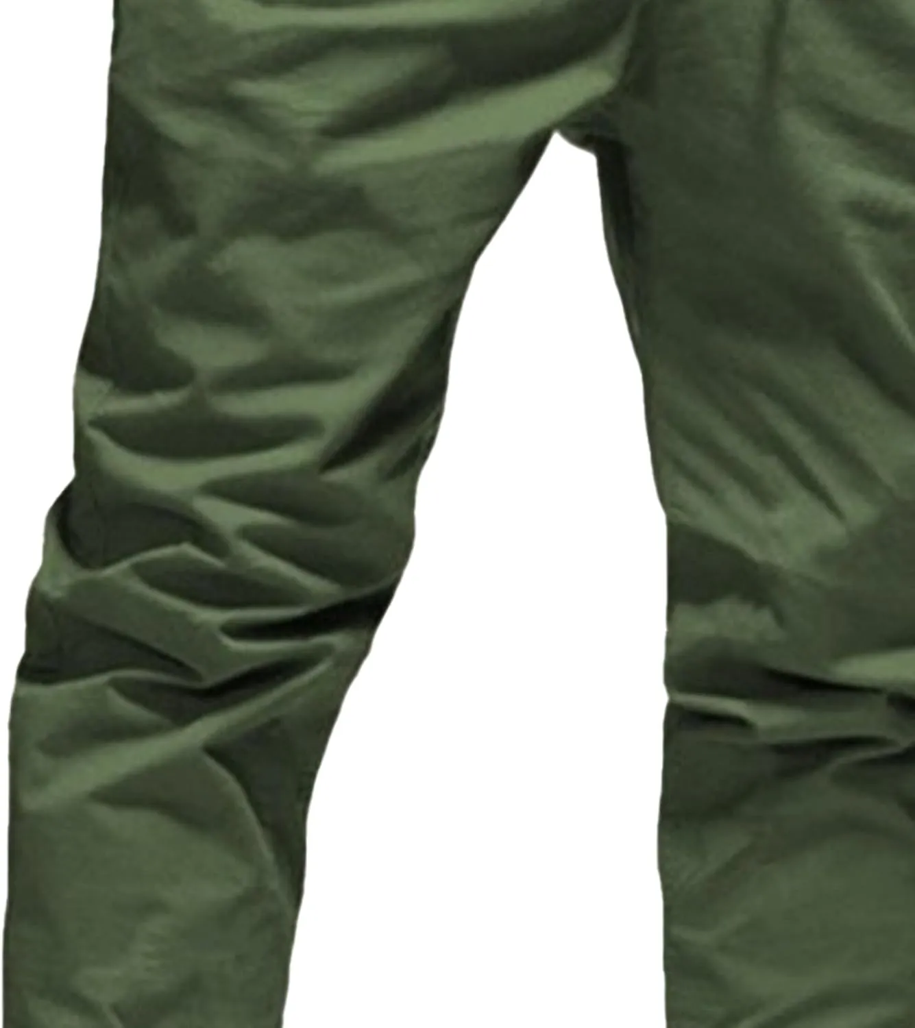 Men's Casual Elastic Waisted Joggers Pants Chino Solid Tapered Hiking Pants Slim Fit Comfort Outdoor Trousers