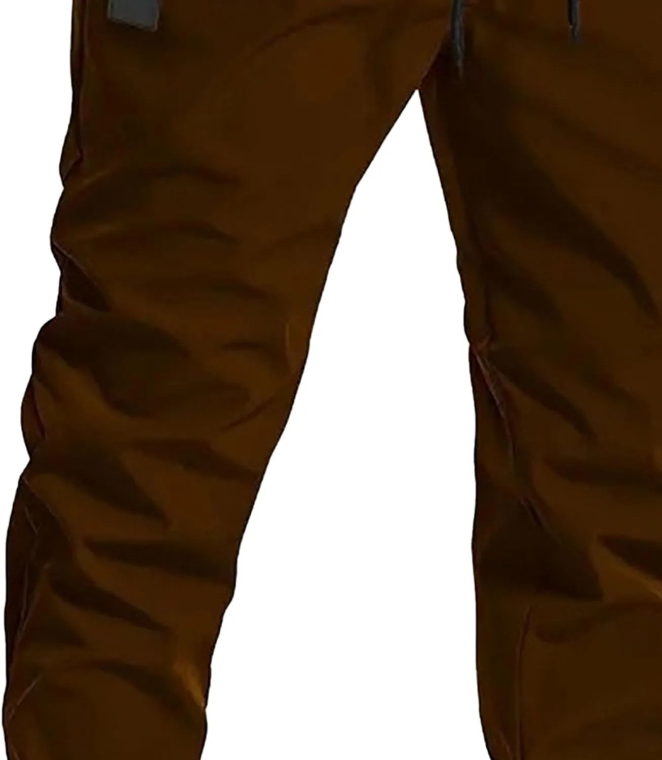 Men's Casual Elastic Waisted Joggers Pants Chino Solid Tapered Hiking Pants Slim Fit Comfort Outdoor Trousers
