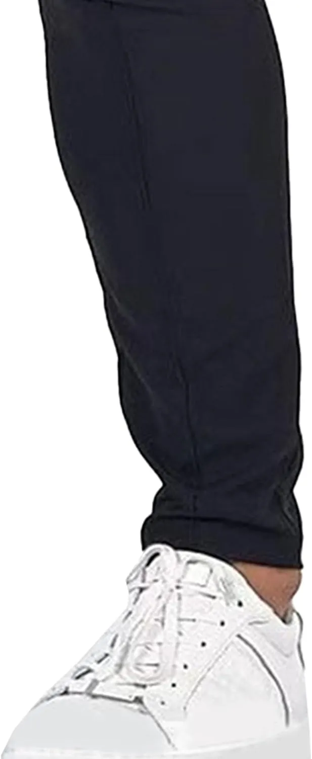 Men's Casual Slim Fit Outdoor Joggers Pants Lightweight Solid Workout Trousers Stretch Comfort Skinny Pants