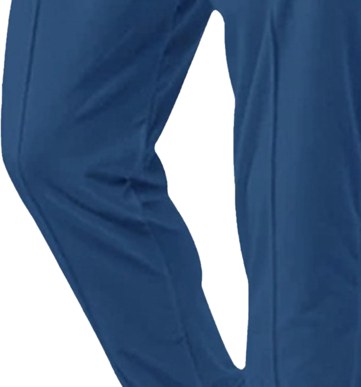 Men's Comfort Solid Drawstring Athletic Pants Casual Loose Fit Joggers Trousers Lightweight Outdoor Workout Pants