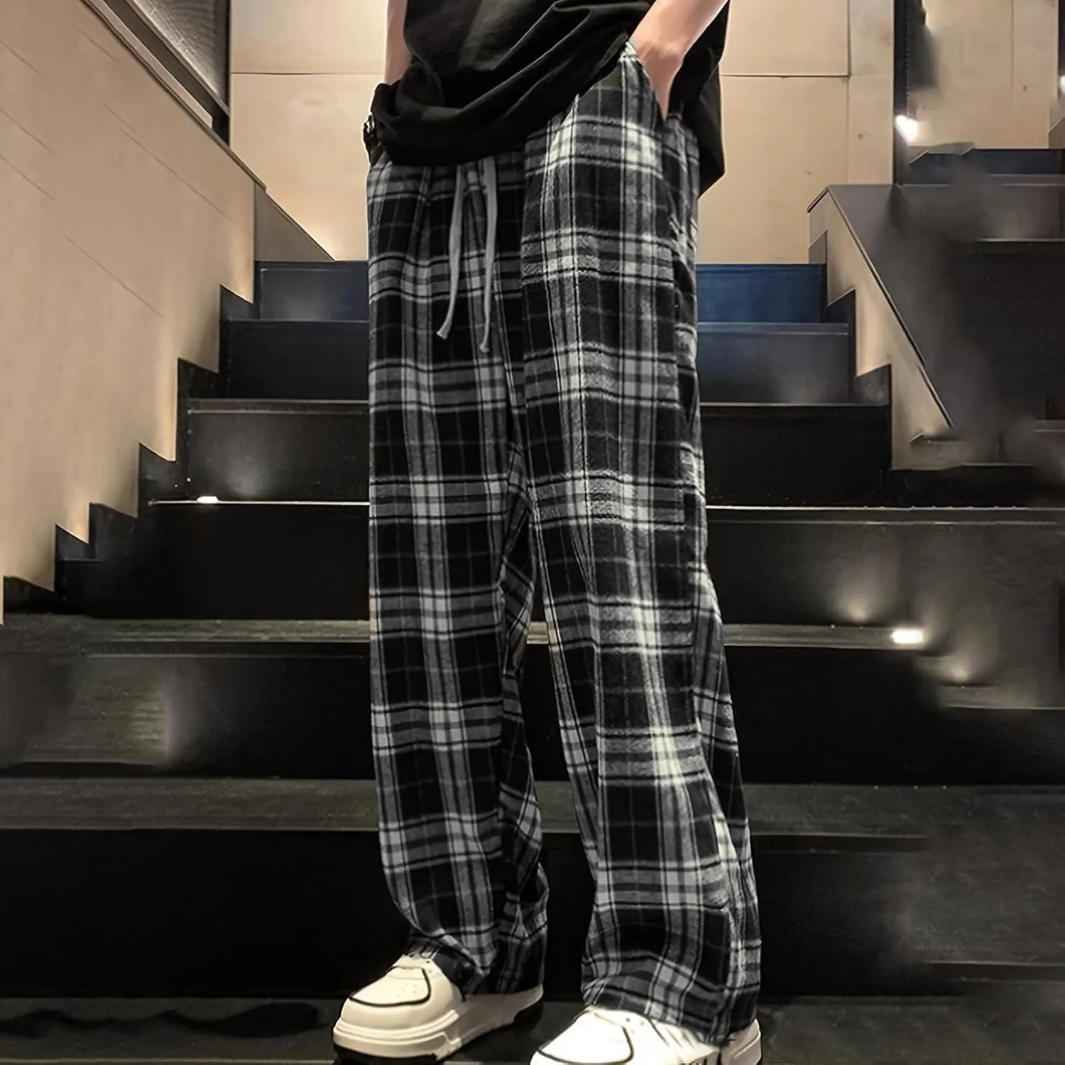 Men's Joggers Baggy Joggers Sweatpant Stretch Sports Lounge Pant Comfort Soft Jogging Bottoms