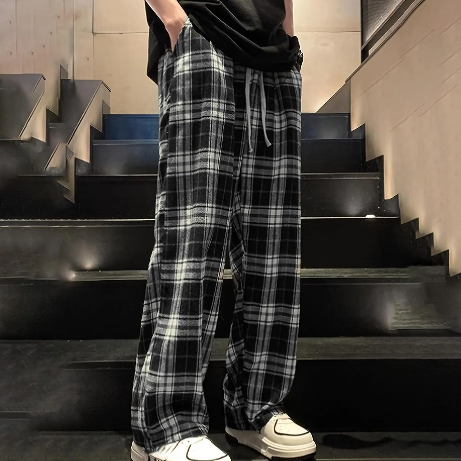 Men's Joggers Baggy Joggers Sweatpant Stretch Sports Lounge Pant Comfort Soft Jogging Bottoms