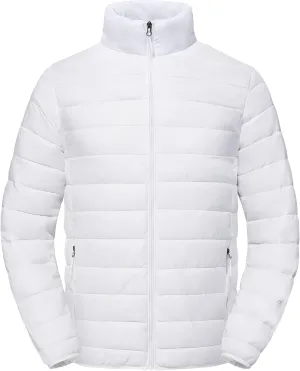 Men's Puffer Jacket Lightweight Warm Winter Coat with Zipper Pockets Insulated Ski Snow Down Jackets