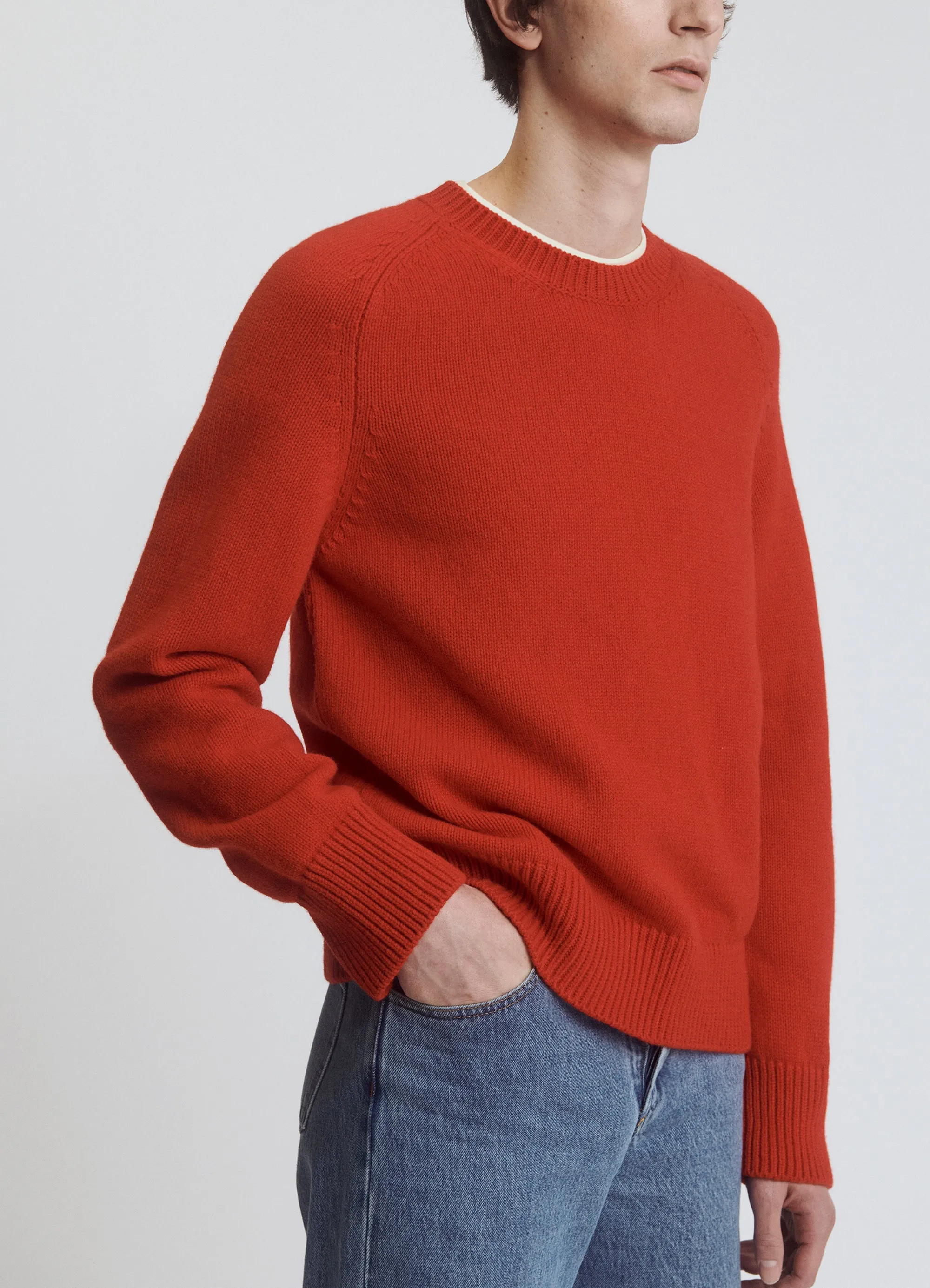 Mens Rosh Crewneck in Red