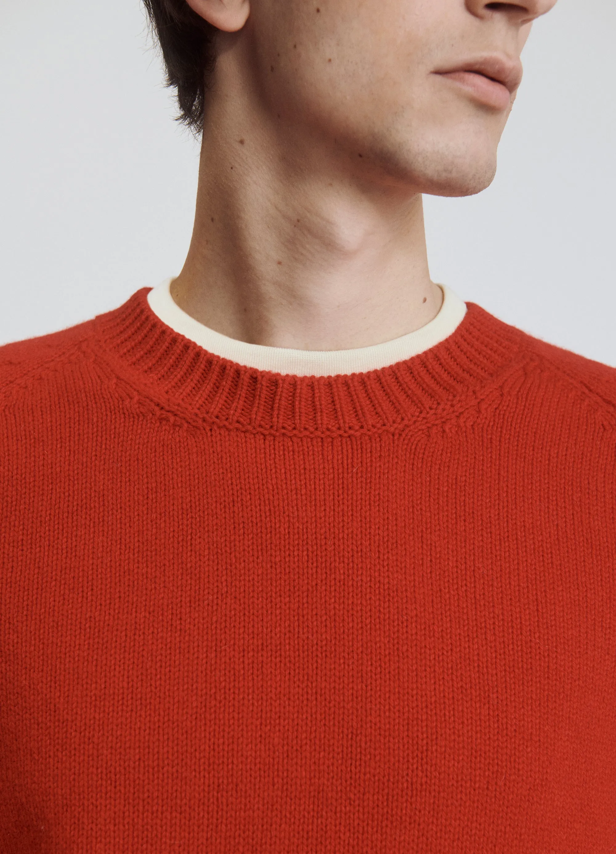 Mens Rosh Crewneck in Red