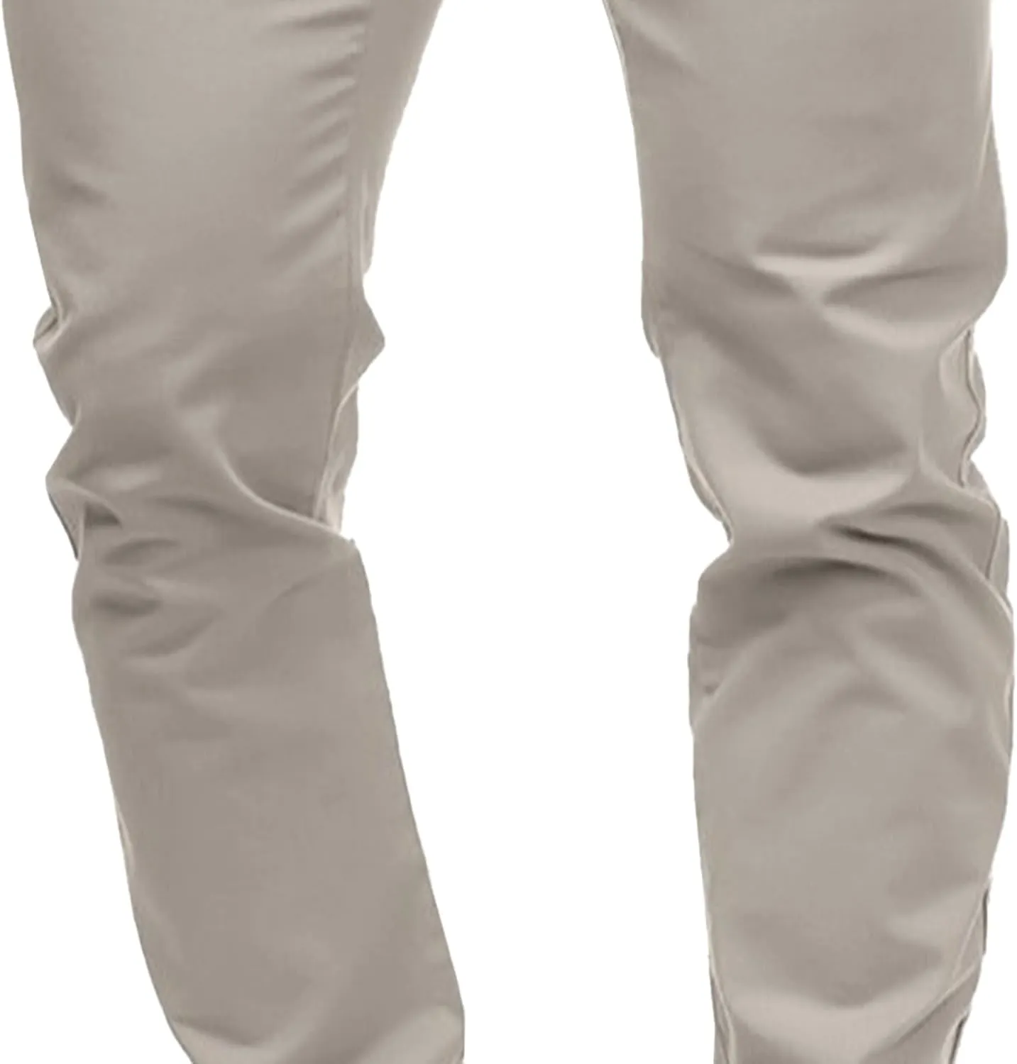 Men's Slim Fit Casual Outdoor Basic Pants Straight Leg Solid Sweatpants Pants Comfort Cotton Work Trousers