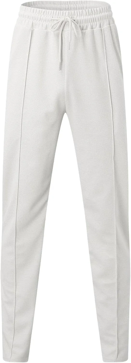Men's Slim Fit Tapered Hiking Outdoor Pants Comfort Joggers Sweatpants Pants Drawstring Casual Athletic Trousers