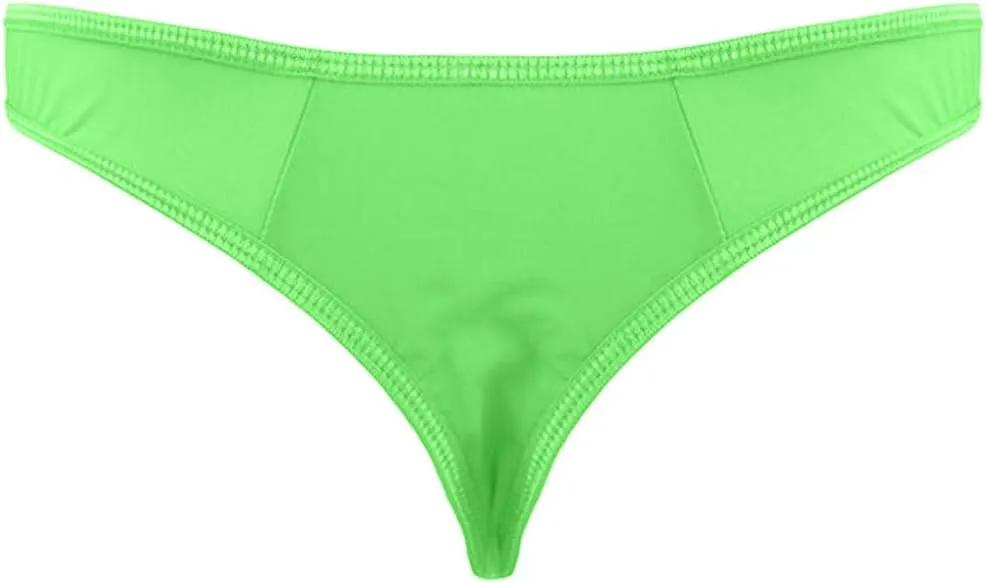 Men's Smooth Lingerie Briefs Hollow Out Panties Translucent Ice Silk Low Rise Thongs Bikini Bottom Club Underwear