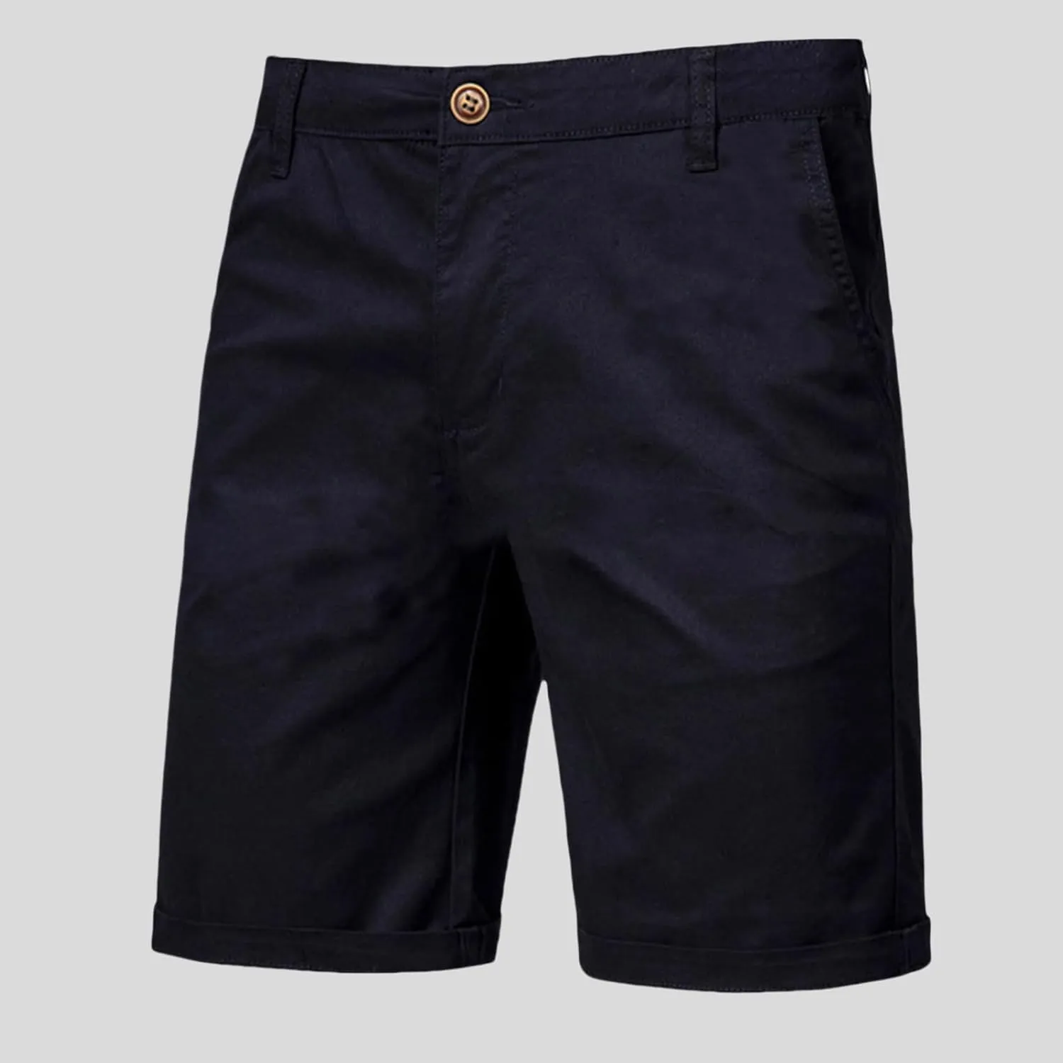 Men's Stretch Chino Short Fashion Slim Fit Flat Front Cargo Shorts Classic Summer Comfort Casual Shorts with Pocket